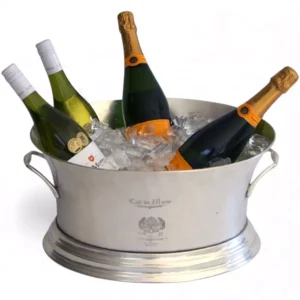 Antique silver wine cooler XL